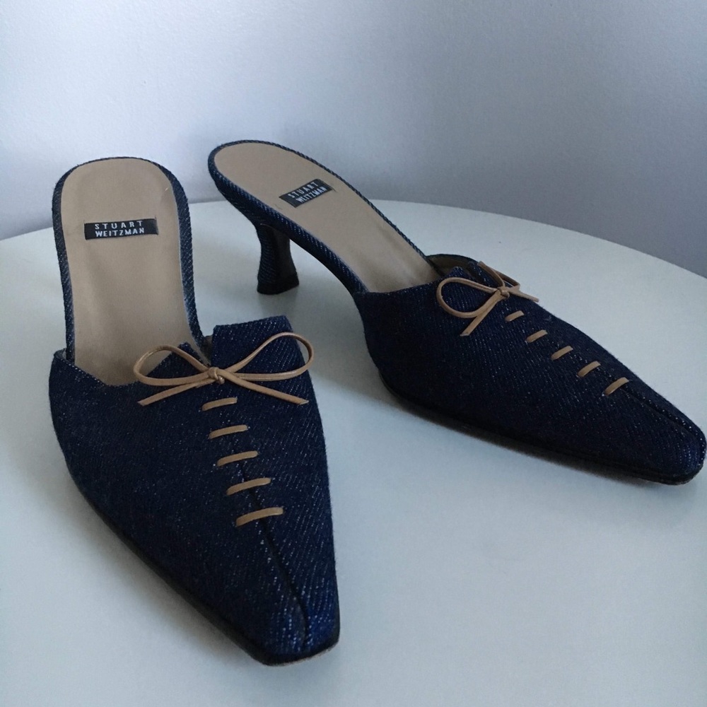 Vintage denim Stuart Weitzman